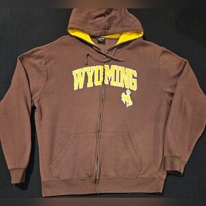 University of Wyoming  Hoodex Cowboys Colosseum Brown Sweatshirt Mens XL